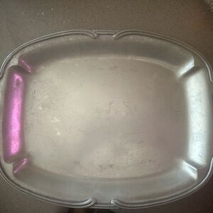 Wilton Armetale Serving Platter – Handcrafted Aluminum Alloy –